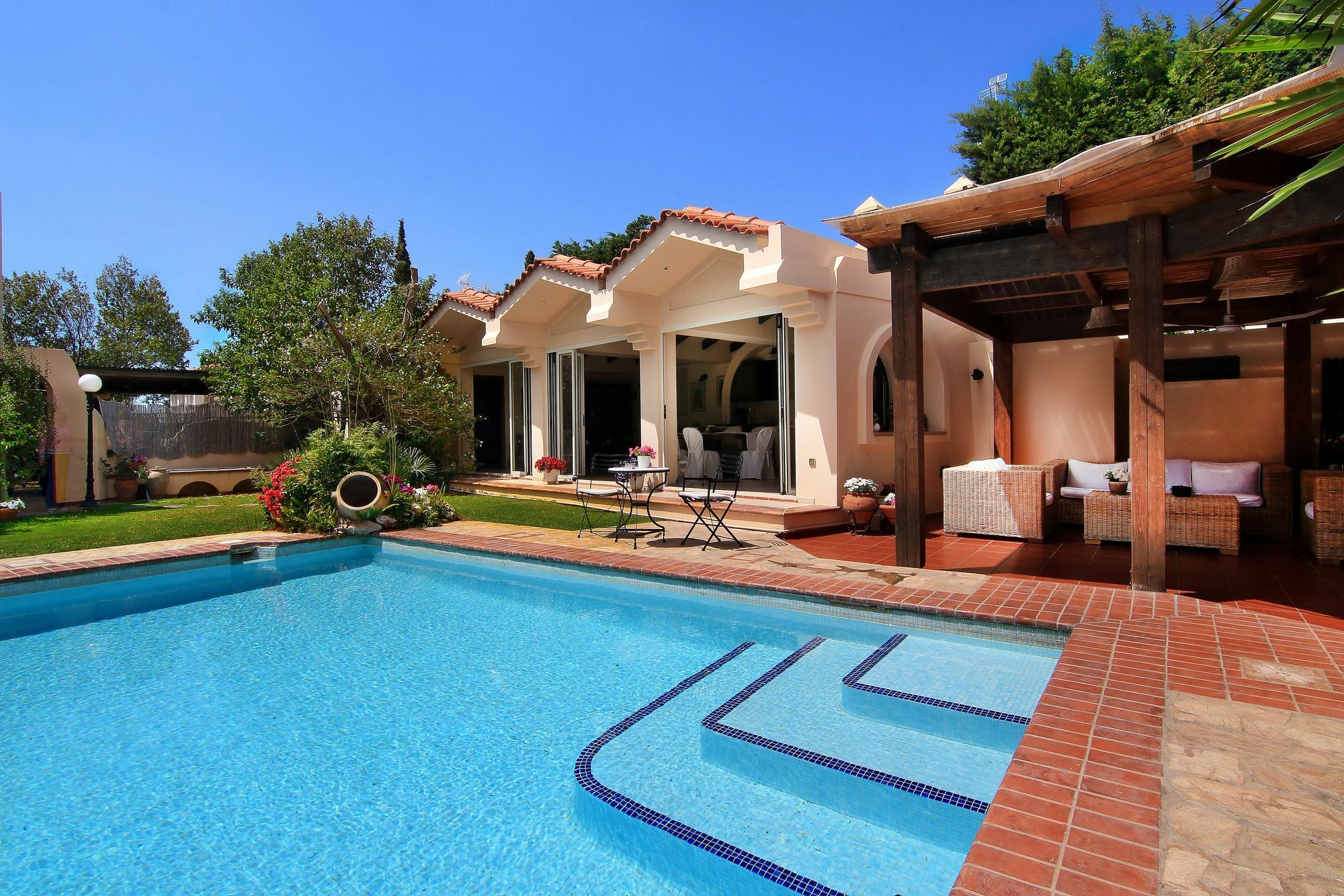 Oasis Pool House By Ghh Villa Lagonisi Bagian luar foto